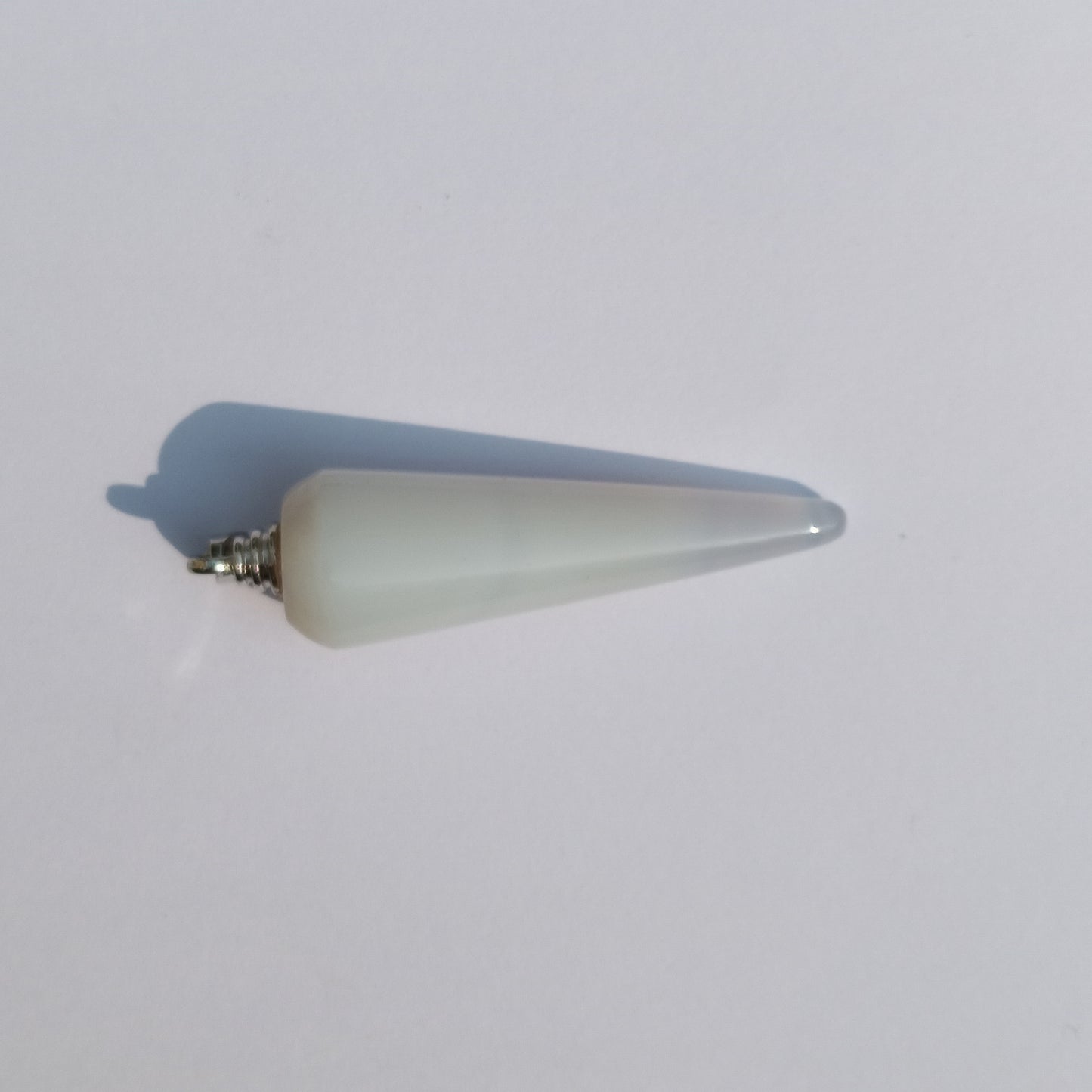 Pendants - White Agate Cone Shape