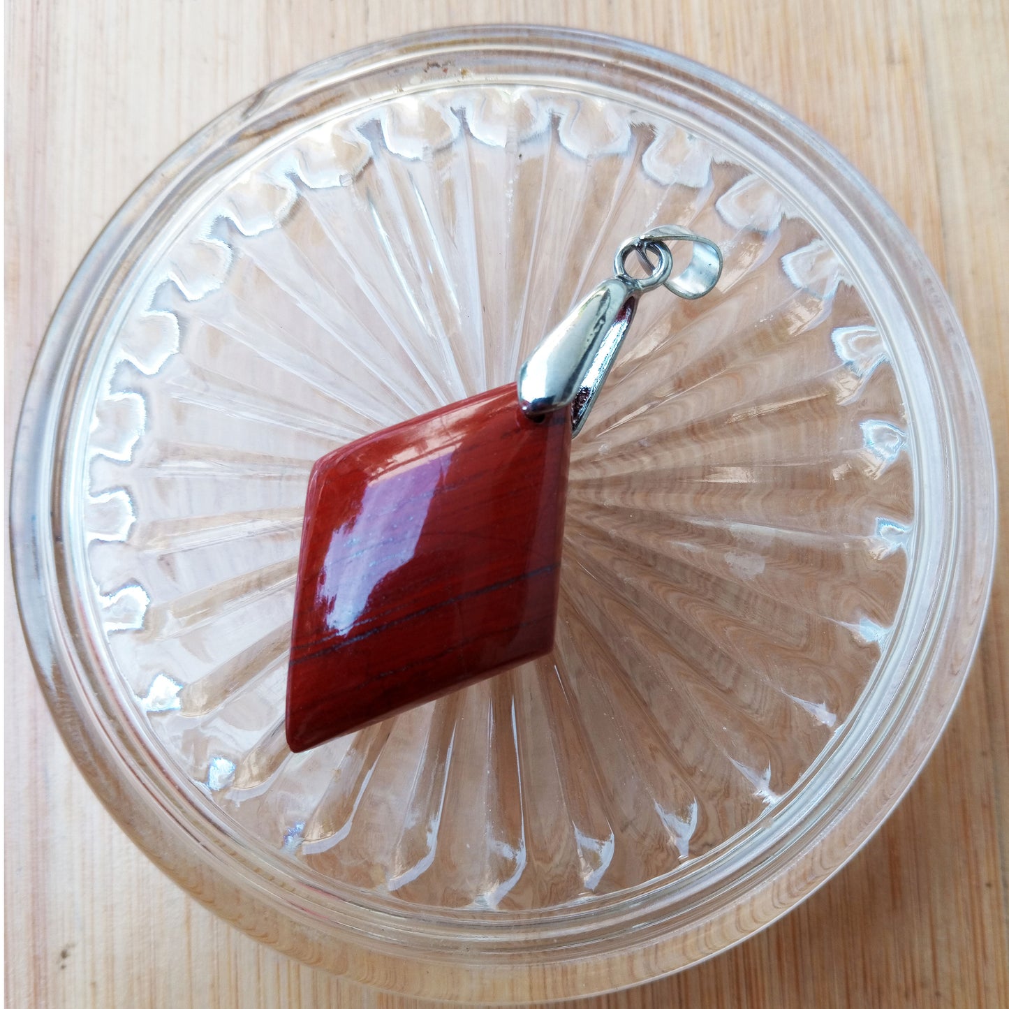 Pendants - Red Jasper Kite Shape