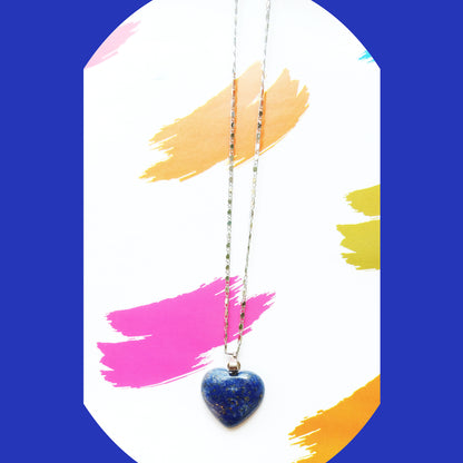 Pendants - Lapis Lazuli - Heart Shape